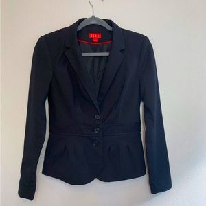 Elle Black Women Jacket Size: XS